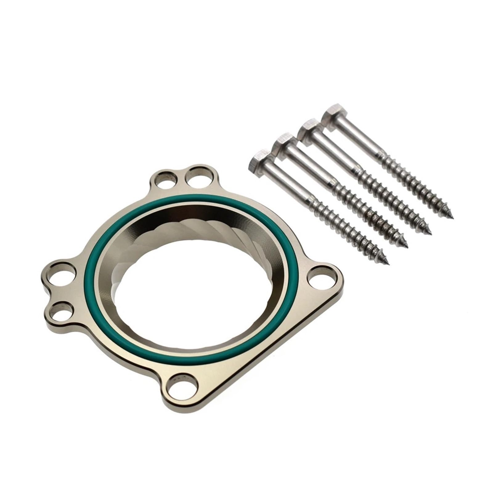Drosselklappengehäuse-Abstandshalter kompatibel mit VW Golf 1,4 T 1.6L Polo Passat Tiguan Bora Lavida EA111 Motor Aluminium-Drossel-Vortex-Ansaugdichtung Drosselklappengehäuse-Abstandshalter kompatibel mit VW Golf 1,4 T 1.6L Polo Passat Tiguan Bora Lavida EA111 Motor Aluminium-Drossel-Vortex-Ansaugdichtung von Qgxzcgfxc