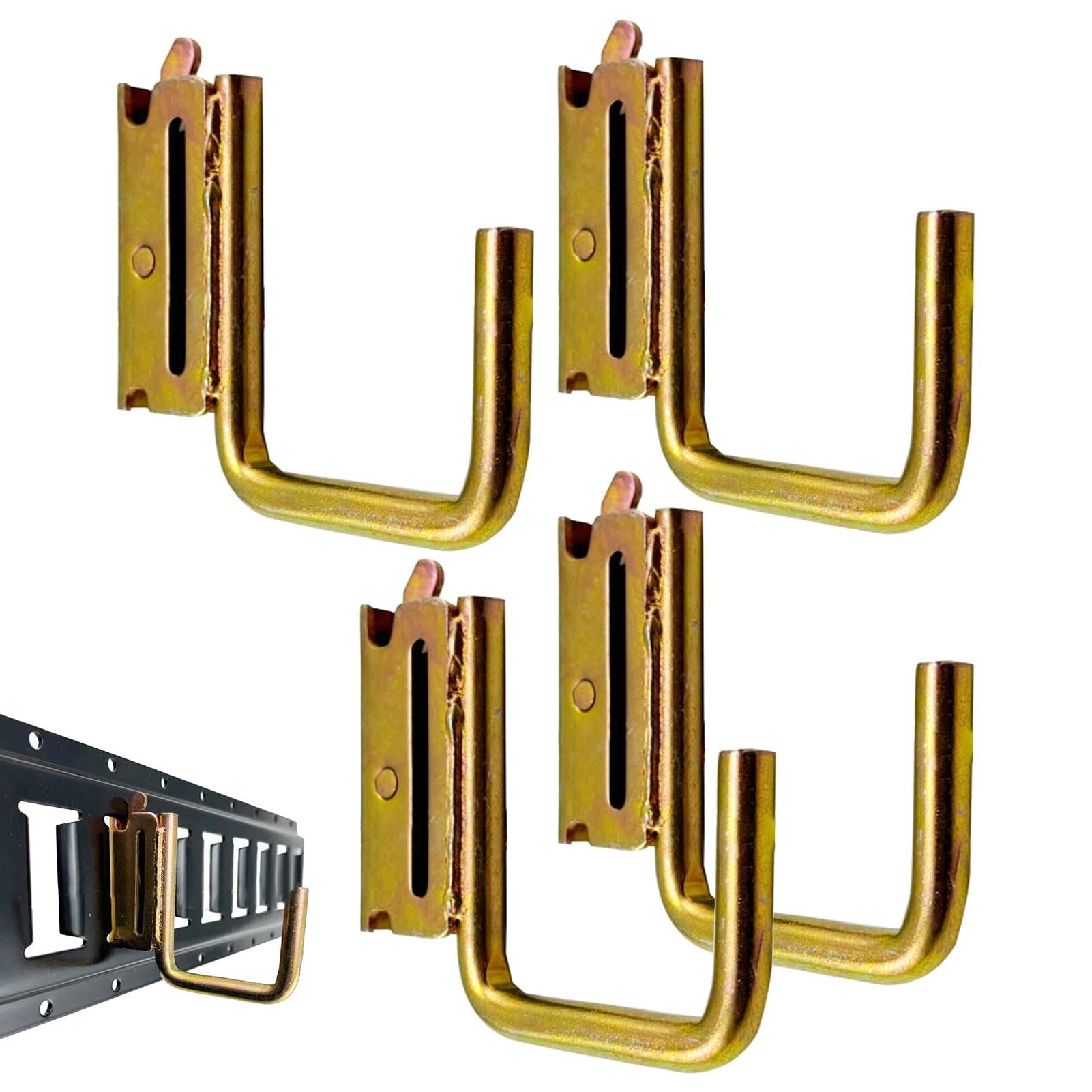 Premium Galvanized Iron E Track Hooks – 4-Piece Heavy-Duty Spring Fitting Hangers for Secure Cargo Tie-down Systems | Ideal for Trucks, Trailers, Galvanized E Track Accessories for Trailers Premium Galvanized Iron E Track Hooks – 4-Piece Heavy-Duty Spring Fitting Hangers for Secure Cargo Tie-down Systems | Ideal for Trucks, Trailers, Galvanized E Track Accessories for Trailers von Qhvynpo