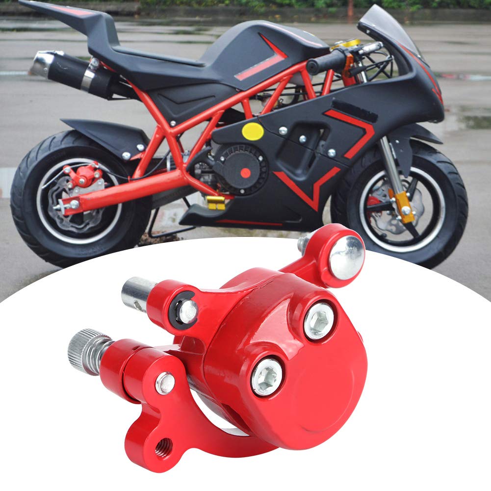 Bremssattel Kart, Qiilu Bremsscheiben, 120mm Disc Rotor Bremssattel für 43 47 49cc Elektro Go Kart Roller Mini Moto von Qiilu