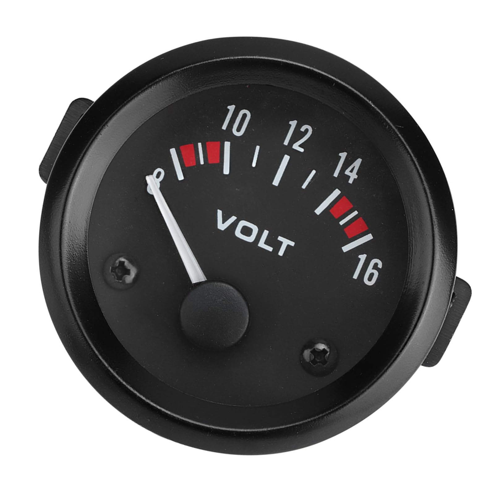 12V Auto Universal Voltmeter Spannungsmesser Messgerät für die Meisten 12V Autos, Aluminiumlegierungsmaterial, Schwarz, 52mm/2in 12V Auto Universal Voltmeter Spannungsmesser Messgerät für die Meisten 12V Autos, Aluminiumlegierungsmaterial, Schwarz, 52mm/2in von Qiilu