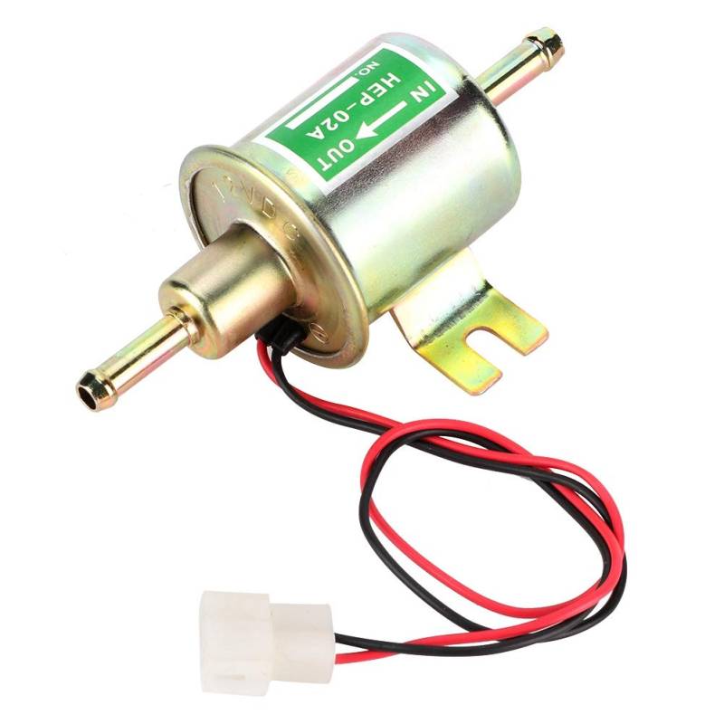 12V Universal Hochleistungs-Kraftstoffpumpe Metall Niederdruckschraube Befestigung Benzinpumpe HEP-02A von Qiilu