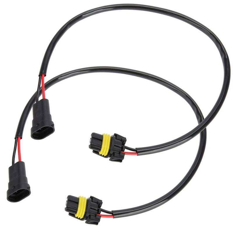 2 Stück H11 9006 Scheinwerfer Nebelscheinwerfer Adapter, Scheinwerfer Nebelscheinwerfer-Umwandlungsadapter Anschluss Kabelbuchsen Kabelbaum 2x adapter h8 h11 auf hb4 von Qiilu