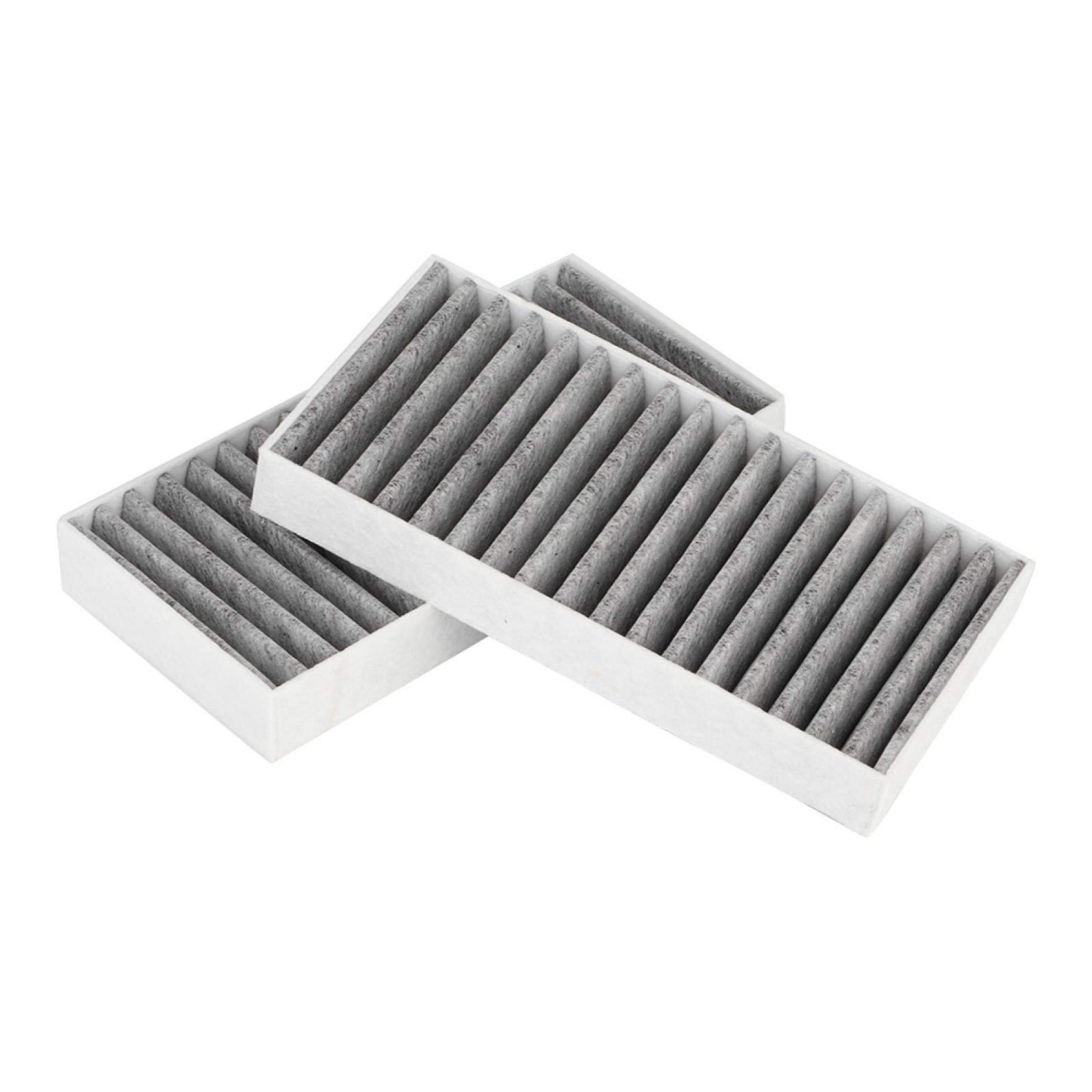 2008 jeep jk wrangler cabin filter Qiilu Luftfilter, 2 Stk. Staubpollen-Luftfilter für Autokabine 55111302AA 68233626AA für Jeep Wrangler 3.6L 2.8 3.8 3.6 V6 von Qiilu