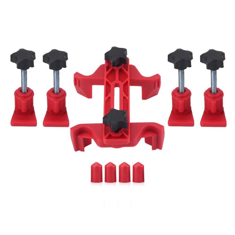 9 stücke Auto Cam Lock Tool, Universal Auto Dual Cam Clamp Nockenwelle Motorsteuerung Kettenrad Zahnrad Locking Tool Kit zahnriemen werkzeug von Qiilu
