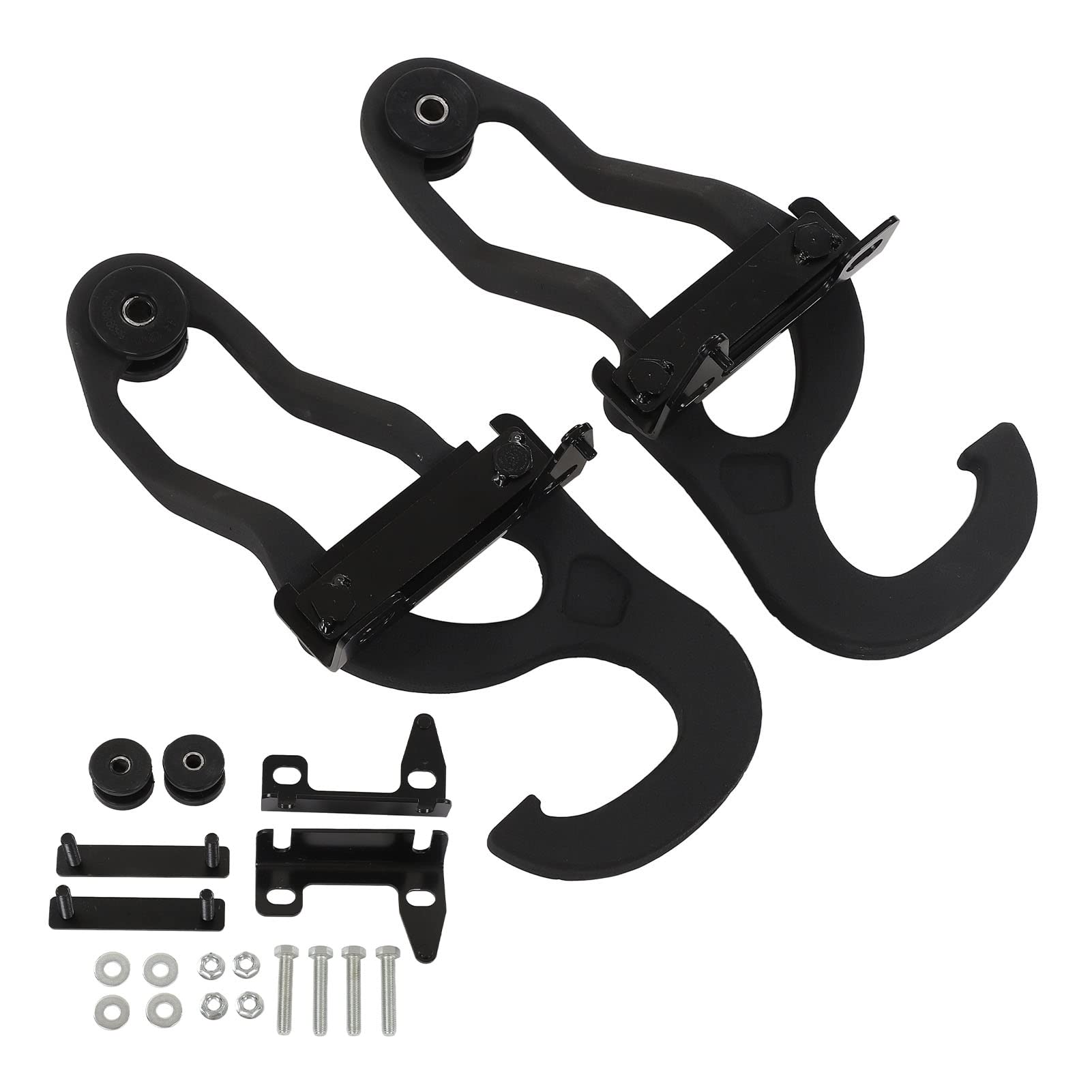 Abschlepphaken-Kit Vorne mit Stoßstangenverkleidung 68196982AA 82210967 Ersatz für 1500 2009-2019 Links Fahrer Rechts Beifahrer Seite Heavy Duty Stahl Abschlepphaken-Kit Vorne mit Stoßstangenverkleidung 68196982AA 82210967 Ersatz für 1500 2009-2019 Links Fahrer Rechts Beifahrer Seite Heavy Duty Stahl von Qiilu