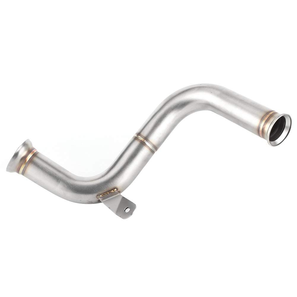 Auspuff Mid Link Pipe, Qiilu Auspuff, Katalysator entfernt Decat Auspuff Mittelrohr Modifikation Fit für 125 250 390 RC390 2017+ Auspuff Mid Link Pipe, Qiilu Auspuff, Katalysator entfernt Decat Auspuff Mittelrohr Modifikation Fit für 125 250 390 RC390 2017+ von Qiilu