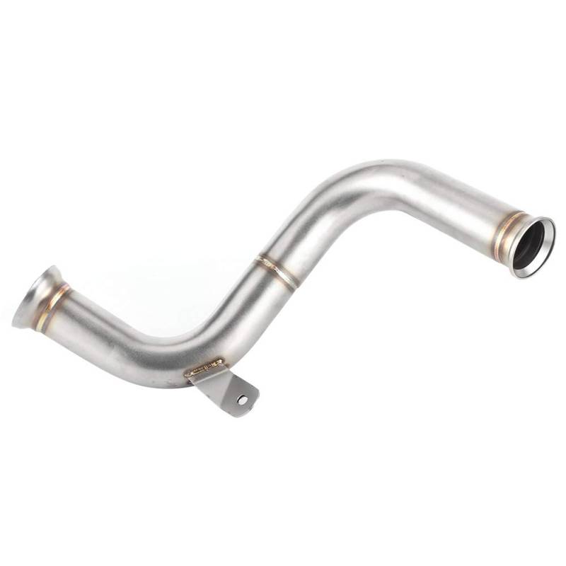 Auspuff Mid Link Pipe, Qiilu Auspuff, Katalysator entfernt Decat Auspuff Mittelrohr Modifikation Fit für 125 250 390 RC390 2017+ von Qiilu