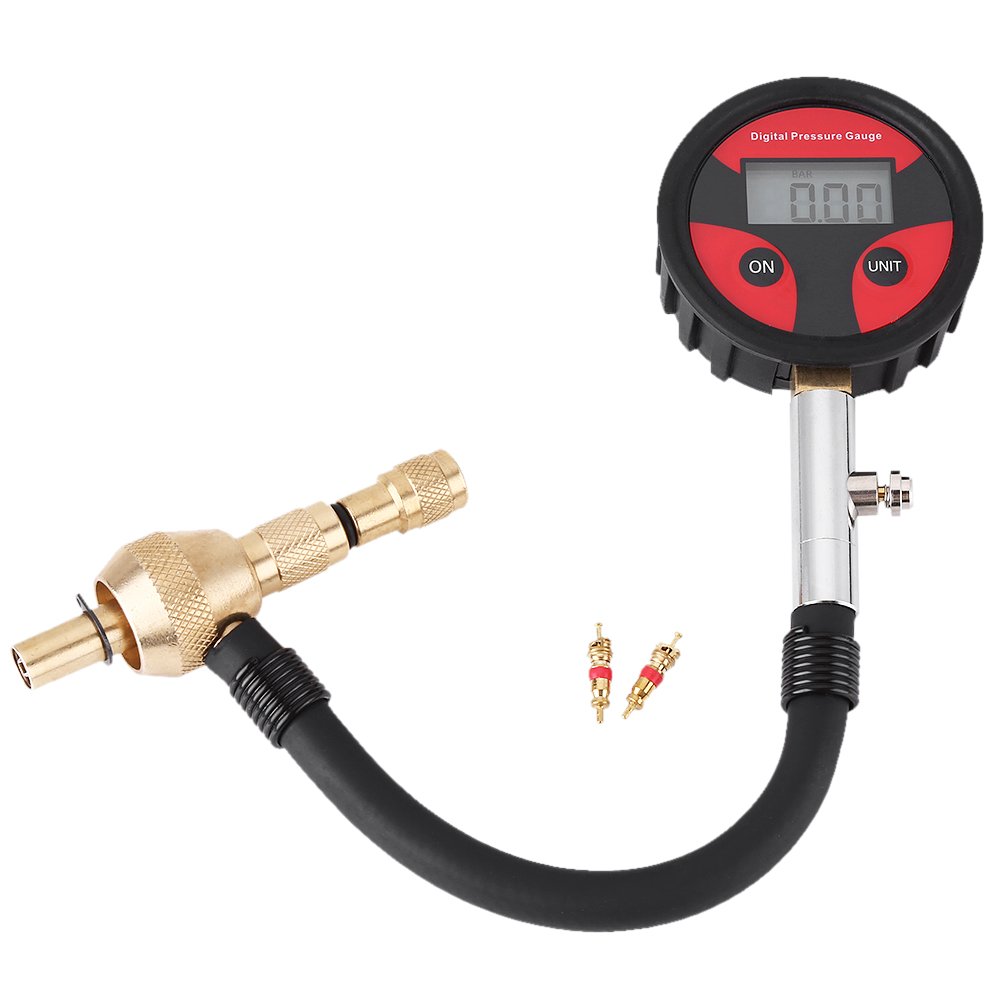 Auto Fahrrad LKW Reifen LCD Digital Manometer mit Reifenkern Auto Fahrrad LKW Reifen LCD Digital Manometer mit Reifenkern von Qiilu