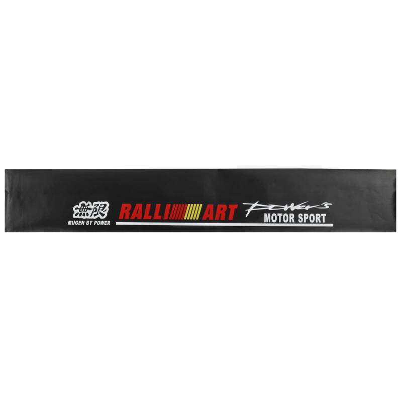Autoaufkleber 130x21cm Universal PVC Auto Reflektierende Aufkleber Frontscheibe Dekorative Aufkleber mit Schaber für Automobile(Motorsport) von Qiilu