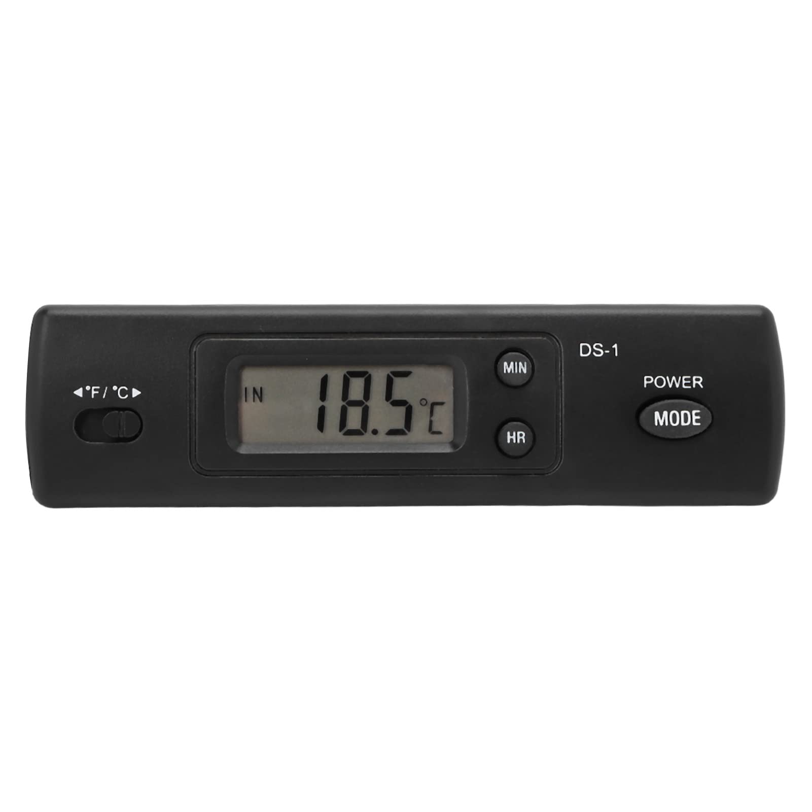 Digitaluhr mit Temperatur für Auto Digitaluhr für Autotemperatur Multifunktionale Elektronische Uhr mit Hoher Genauigkeit für Fahrzeuge von Qiilu