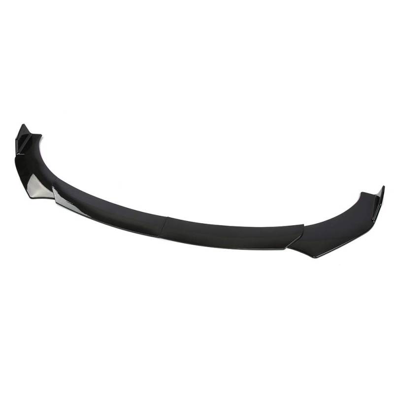 Frontstoßstange Lippe, Qiilu Frontspoiler, 4 Stück Auto Frontstoßstange Lip Splitter Karosserie Schaufeln Schutz Universal Auto Modified von Qiilu