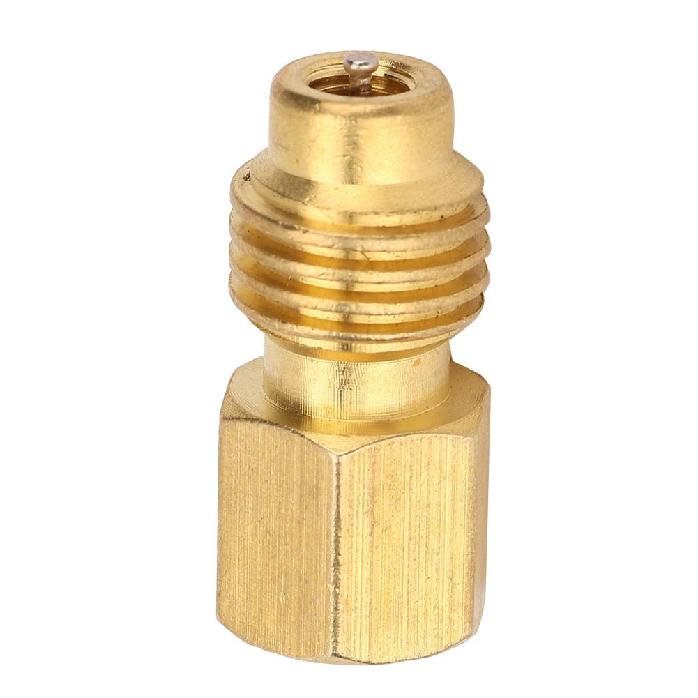 Klimaanlagenadapter, 1/4SAE-Buchse auf 1/2ACME-Adapterstecker für R134A-Autoklimaanlage Klimaanlagenadapter, 1/4SAE-Buchse auf 1/2ACME-Adapterstecker für R134A-Autoklimaanlage von Qiilu