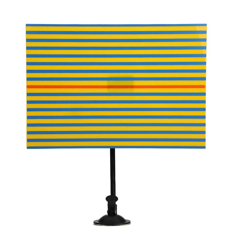 Lackloses Dellenreparaturwerkzeug, Qiilu Line Board, Ziehen paintless Karosserieteilen Reparatur Überprüfung Reflektor Linie Board mit Licht LED blau von Qiilu
