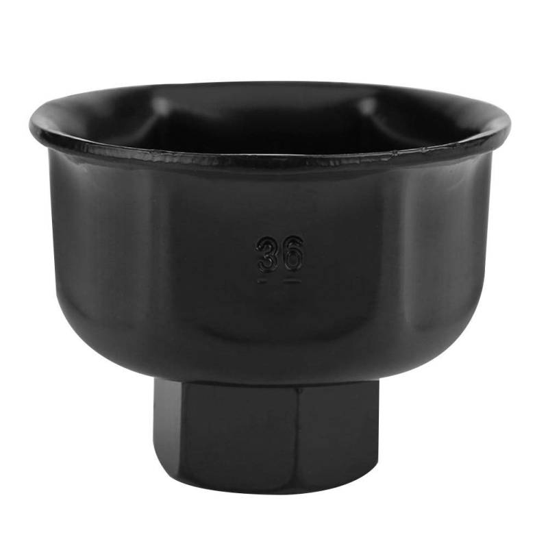 Ölfilter-Steckschlüssel, 36 mm 3/8 "Auto-Ölfilter-Steckschlüssel, Antriebsentfernungswerkzeug für X5 A6L A8L von Qiilu