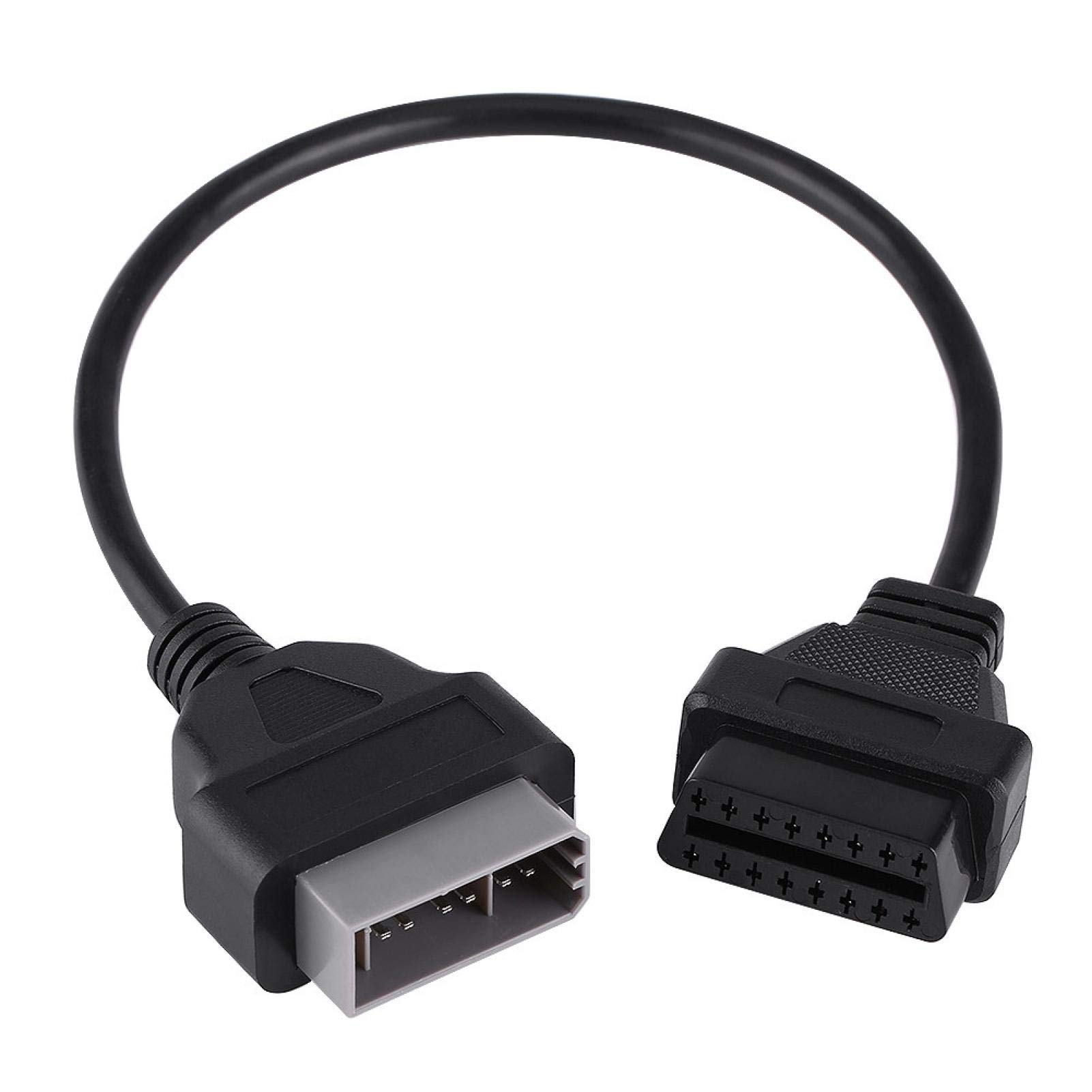 Qiilu 16-poliges auf 14-poliges OBD2-Kabel, Diagnose 14-poliges auf 16-poliges OBD2-Adapteranschluss-Diagnose-Scanner-Verlängerungskabel für obd adapter Qiilu 16-poliges auf 14-poliges OBD2-Kabel, Diagnose 14-poliges auf 16-poliges OBD2-Adapteranschluss-Diagnose-Scanner-Verlängerungskabel für obd adapter von Qiilu