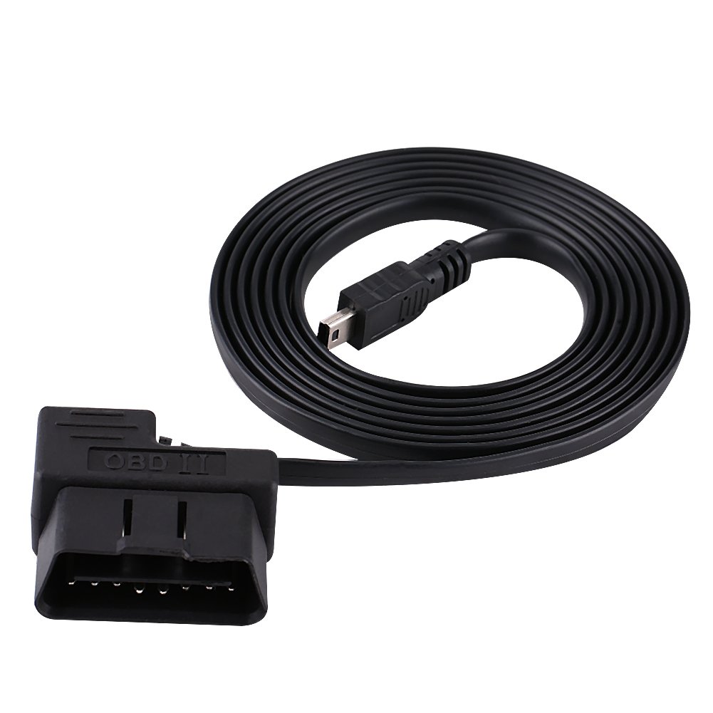 Qiilu OBD2 Verlängerungskabel, 180cm Auto OBDII OBD2 EOBD 16pin Diagnoseverlängerungs Adapter zum Mini USB Kabel Qiilu OBD2 Verlängerungskabel, 180cm Auto OBDII OBD2 EOBD 16pin Diagnoseverlängerungs Adapter zum Mini USB Kabel von Qiilu