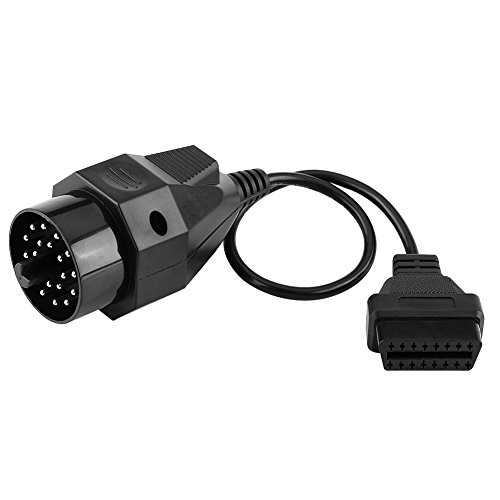 Qiilu Adapterkabel, 20 Pin zu 16 Pin OBD2 Adapter Stecker Scanner Kabel für E36 E38 E39 E46 E53 X5 Z3 von Qiilu