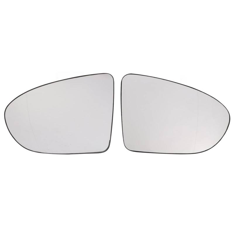 Qiilu Außenspiegel 2 Stück 96302BR72A Seitenspiegelglas Beheizt Türspiegelglas Rückspiegel Ersatz für Qashqai J10 2006 2013(Rechte Seite) von Qiilu