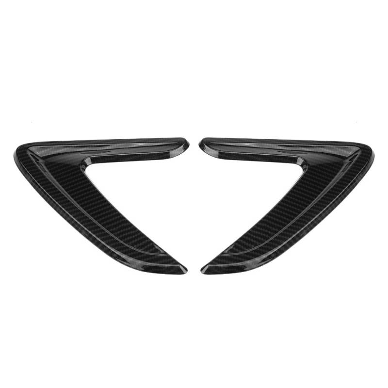 Qiilu Seitliche Belüftungsabdeckung, Auto Seitenbelüftung Abdeckung Trim Fender Aufkleber für 3er F30 2012-2016(Kohlenstoff Muster) von Qiilu