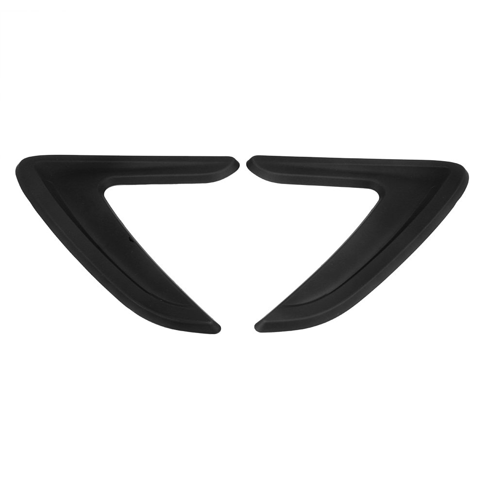 Qiilu Car Side Air Vent Couvrir Trim Fender Autocollant (noir von Qiilu