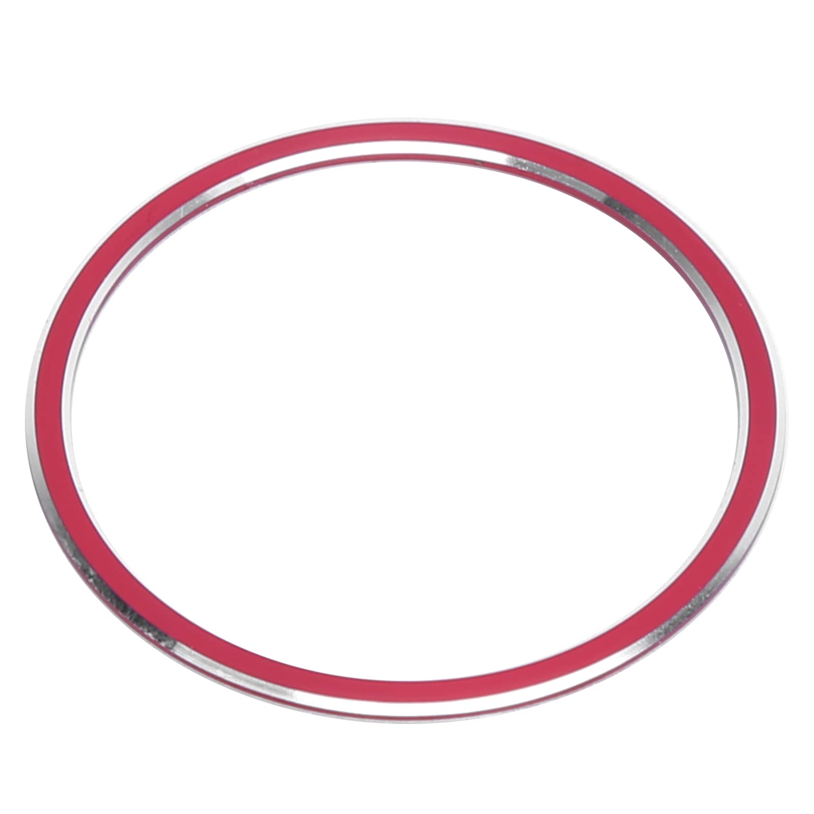 Qiilu Engine Start Stop Button Cover Trim Zündstartschalterknopf Dekoration Aufkleber Ersatz für A B C E Klasse CLA CLS GLC GLE(rot) von Qiilu