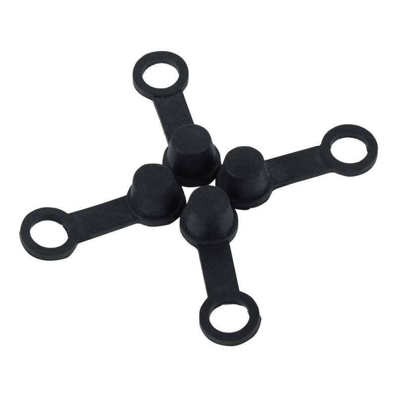 Staubschutzkappe Bremssattel, Qiilu Bremsentlüftung Kappe, Gummi Bremsen Entlüftungs Nippel Schmetterlings Kappen Staub Abdeckung 8mm von Qiilu