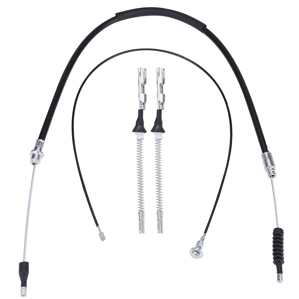für opel corsa c handbremsseil, Qiilu Handbremsseil, 4Pcs Handbremsseil Hinten Kompatibel für Opel Corsa C 1.0, 1.2 & 1.3 CDTi von Qiilu