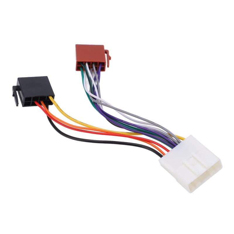 Qiilu Kabelbaum Adapter für Autoradio ISO Stereo Ersatz Kabel Adapter für Nissan Juke von Qiilu