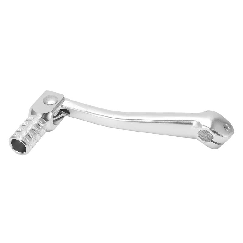 Kickstarter, Kickstarter Hebel Pedal Kickstarter, Starthebel, Dirt Bike Sensitive CNC Aluminium Universal Motorradzubehör (Silber) von Qiilu