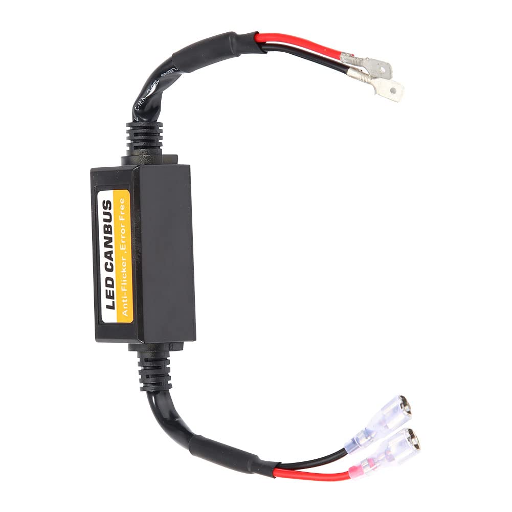 Qiilu LED-Decoder, LED-Decoder, löst Canbus-Probleme Funkstörungen, 1 Paar H1 / H3 Canbus LED-Scheinwerferdecoder mit Flimmerwiderständen Qiilu LED-Decoder, LED-Decoder, löst Canbus-Probleme Funkstörungen, 1 Paar H1 / H3 Canbus LED-Scheinwerferdecoder mit Flimmerwiderständen von Qiilu