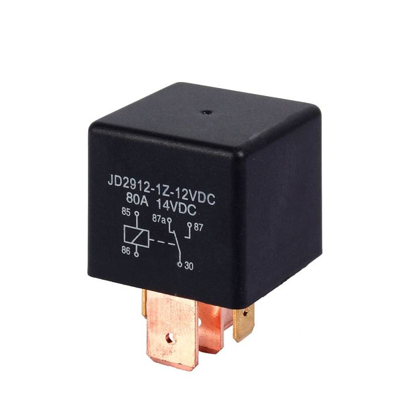 Qiilu Motor Relais, 5-poliges Relais 12V Umschalt Relais 80A AMP Split 5 Pin Wechselrelais Leistungsrelais für Auto, Motorrad, Schiff von Qiilu