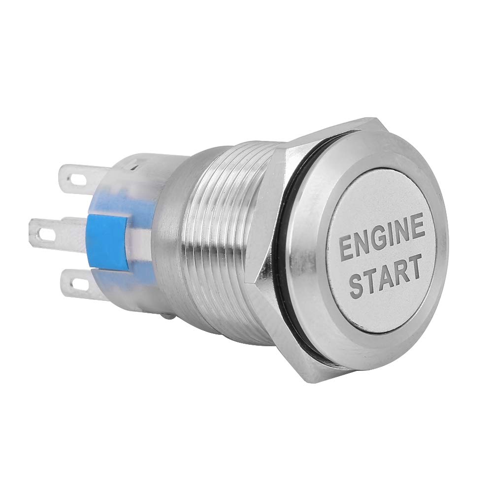 Qiilu Motorknopf, Anlasser Zündkerze-Taster Switch Boot-Auto-Motor 12 V wasserdicht Qiilu Motorknopf, Anlasser Zündkerze-Taster Switch Boot-Auto-Motor 12 V wasserdicht von Qiilu