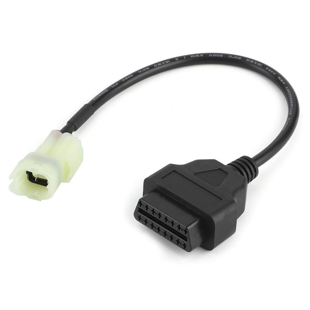 Kabel Obd2 do 4 pin體, Motocykl 4-pinowy Kabel diagnostyczny, OBD2 NA 4-pinowy Adapter diagnostyczny Kabel wykrywanie b??d體 motocykla cz??ci pasuj?ce do motocykli lub podobnych Kabel Obd2 do 4 pin體, Motocykl 4-pinowy Kabel diagnostyczny, OBD2 NA 4-pinowy Adapter diagnostyczny Kabel wykrywanie b??d體 motocykla cz??ci pasuj?ce do motocykli lub podobnych von Qiilu