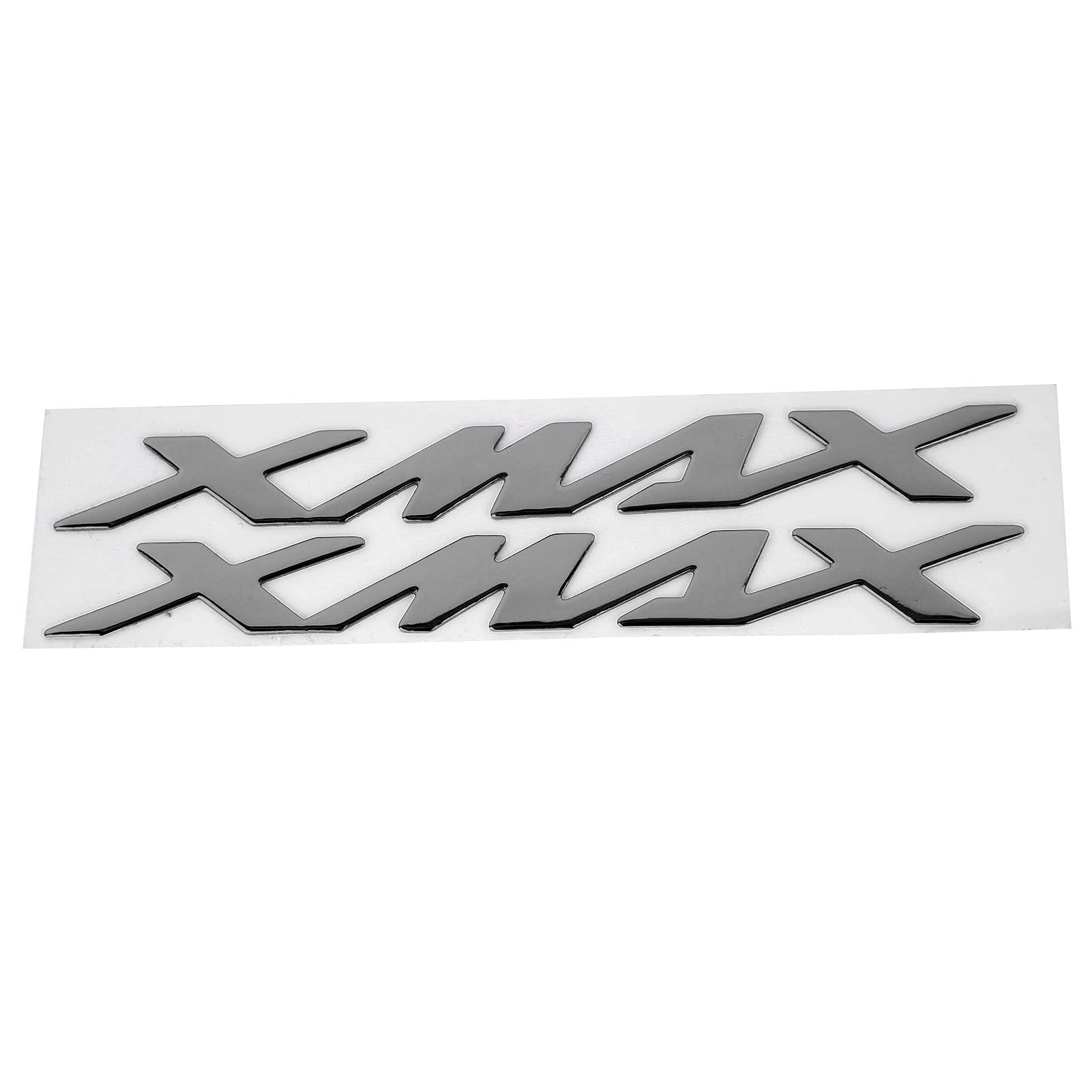 Qiilu Motorrad Aufkleber, 1 Paar, 3 dimensionale Aufkleber für X-Max Xmax 125 250 400 (Silber) von Qiilu