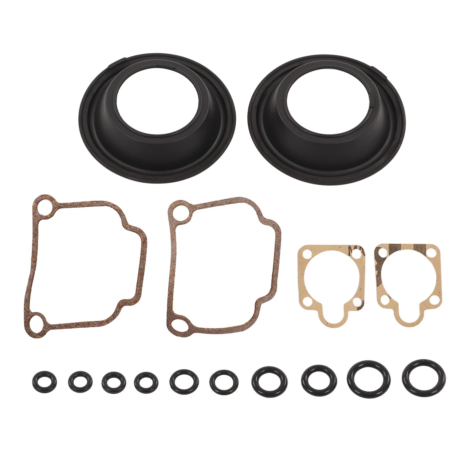 Qiilu Motorrad-Vergaser-Umbausatz für BING CV 32 Mm Vergaser Airhead R65 R75 R80 R90 R100 16-teiliges Vergaser-Umbau-Vergaser-Reparatur-Set Ersatz von Qiilu