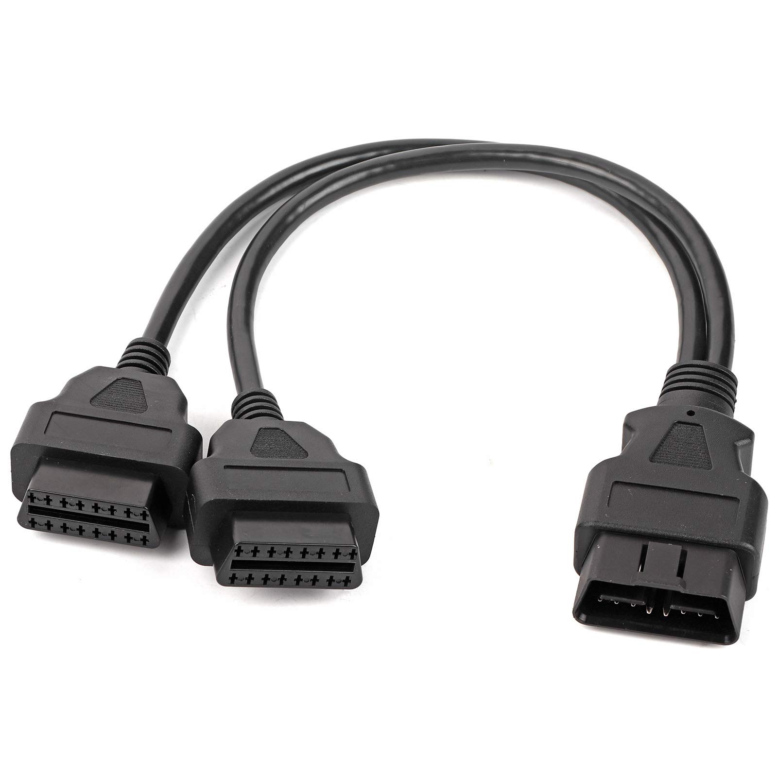 Qiilu OBD2 Diagnosekabel, Auto 16 Pin OBD2 OBDII Stecker Auf Zwei Weiblichen Y-Splitter Adapter Verlängerung Kabel Diagnose Tool Qiilu OBD2 Diagnosekabel, Auto 16 Pin OBD2 OBDII Stecker Auf Zwei Weiblichen Y-Splitter Adapter Verlängerung Kabel Diagnose Tool von Qiilu