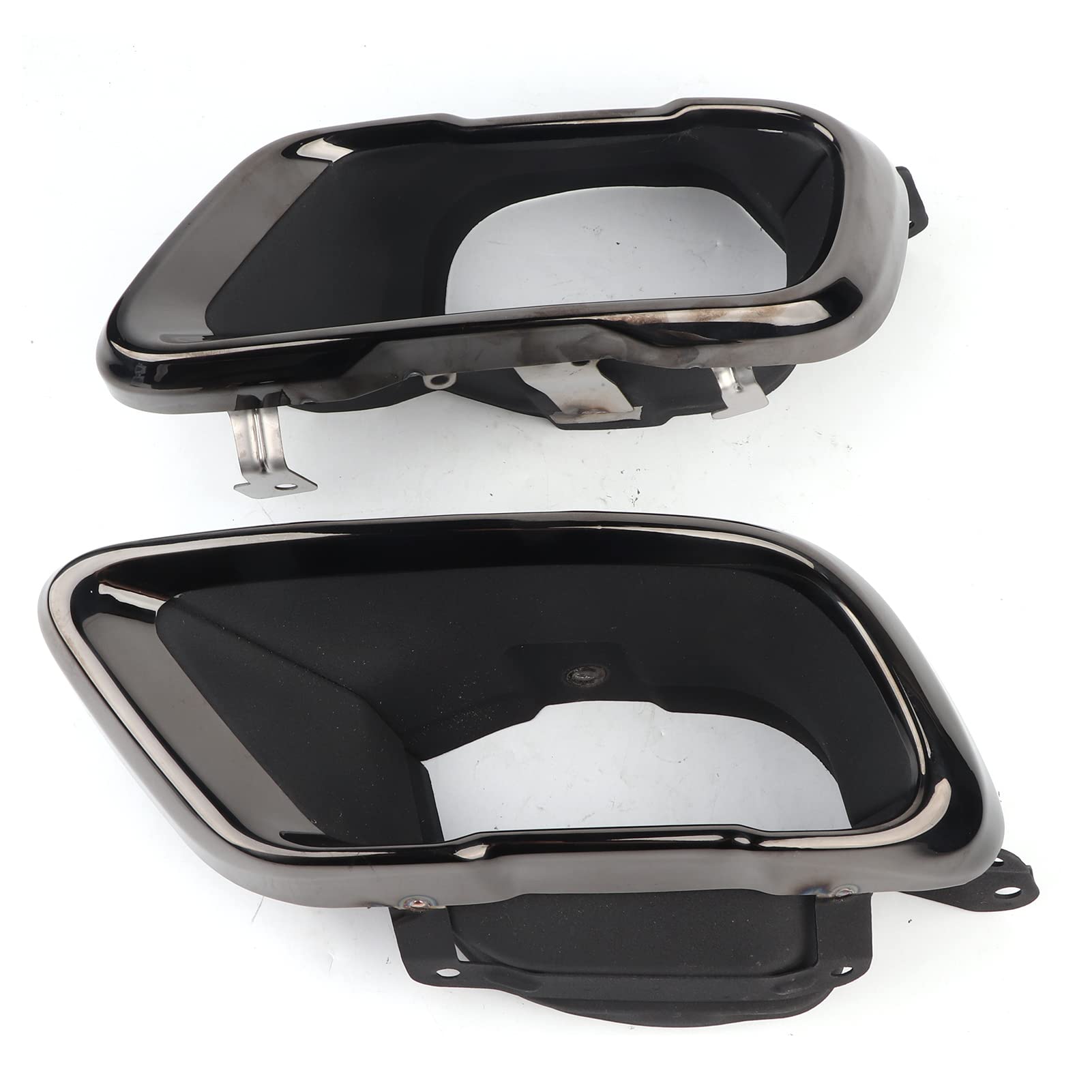 Qiilu Paar Chrom Schwarz Auspuffblenden Set Endrohrblende Fit für X5 G05 M Sport 2019+ O2d264 Qiilu Paar Chrom Schwarz Auspuffblenden Set Endrohrblende Fit für X5 G05 M Sport 2019+ O2d264 von Qiilu