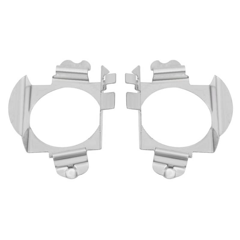Qiilu 2 Stücke LED Scheinwerferlampe Halter Adapter Halter Leuchtmittel Projektor Clip Metall Inhaber Adapter von Qiilu