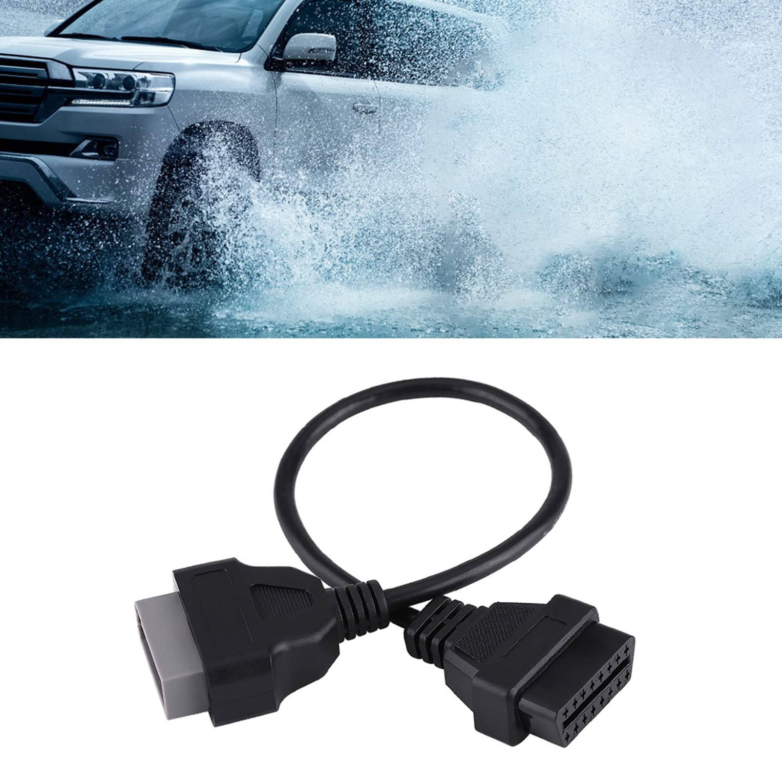 Qiilu obd2 Diagnosegerät, 14 Pin zu 16 Pin OBD2 Adapter Stecker Diagnosekabel für Qiilu obd2 Diagnosegerät, 14 Pin zu 16 Pin OBD2 Adapter Stecker Diagnosekabel für von Qiilu