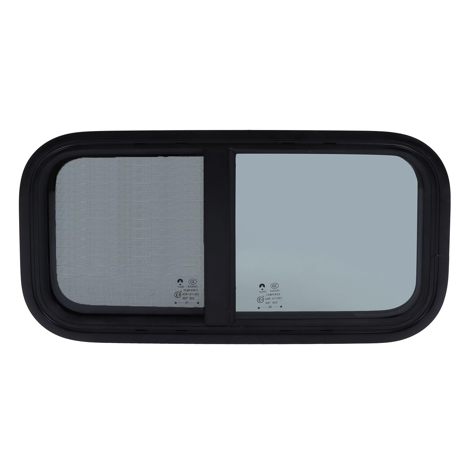 RV-Fenster Für Wohnmobile, Anhänger, Baufahrzeuge, 600 X 300 Mm, Wohnmobilfenster mit Vertikaler Horizontaler Schiebetür RV-Fenster Für Wohnmobile, Anhänger, Baufahrzeuge, 600 X 300 Mm, Wohnmobilfenster mit Vertikaler Horizontaler Schiebetür von Qiilu