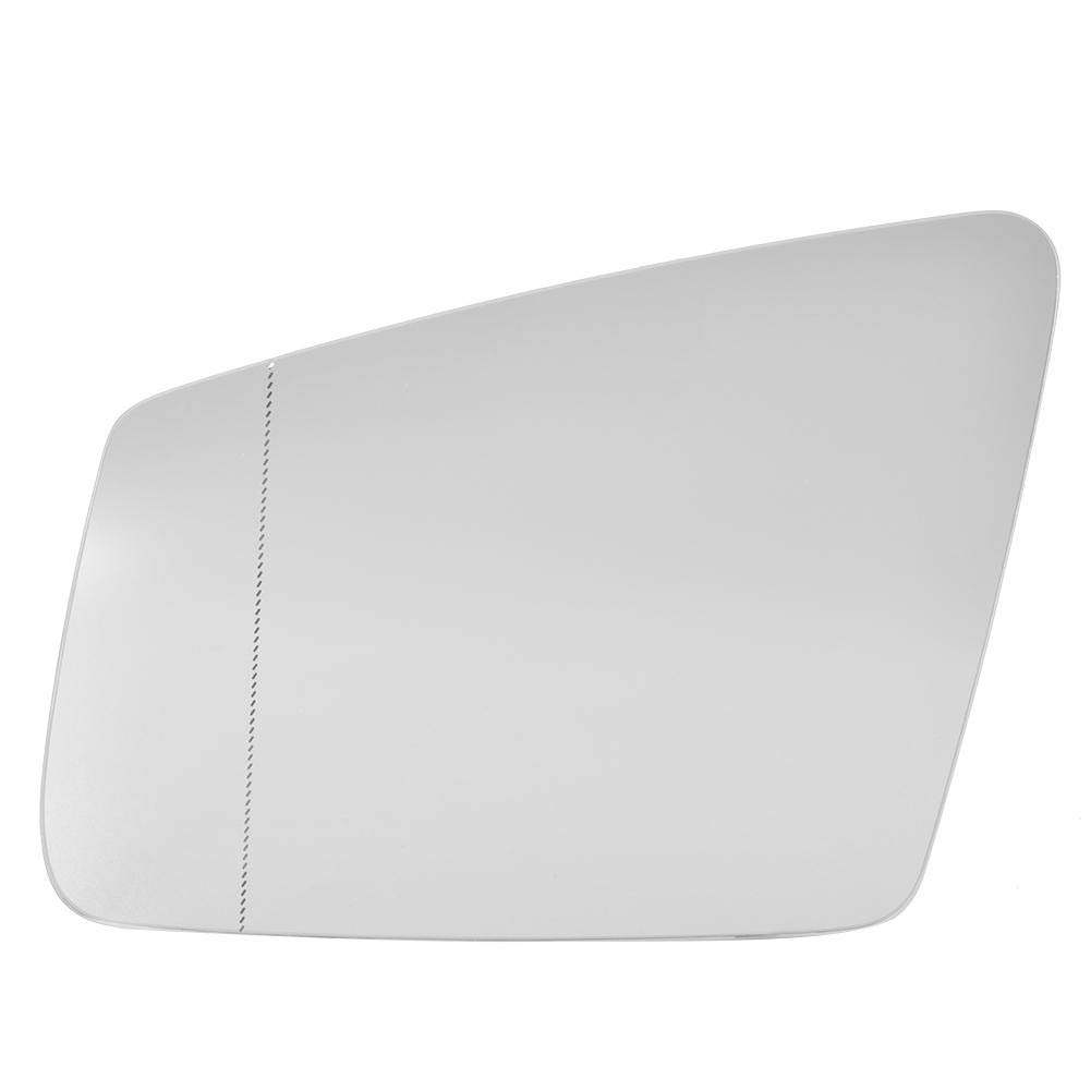 Qiilu Spiegelglas links, beschlagfreie beheizte Rückspiegelglas A3159473 Passend für C-Klasse E-Klasse W204 W212 von Qiilu
