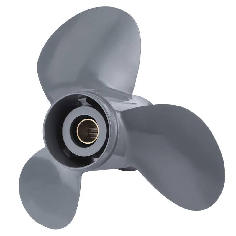 Schrauben für Bootsmotoren, Qiilu Boot Propeller, Außenborder Propeller 13 Spline Tooth 3 Blades 58130-ZV5-000ZA 11 1/4 x 13 Passend für 35-60 PS von Qiilu