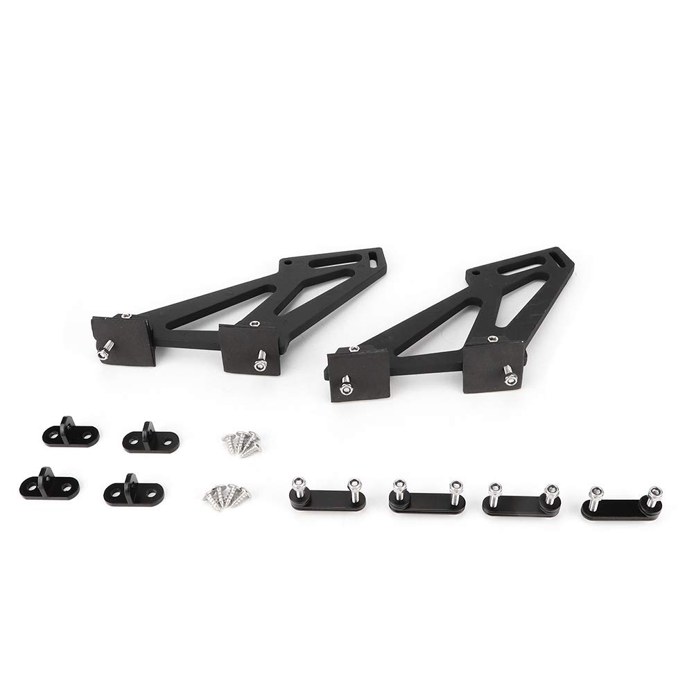 Spoiler Beine, Universal Car CNC Aluminium Alloy Heckflügel Trunk Racing Heckspoiler Beine Halterung von Qiilu