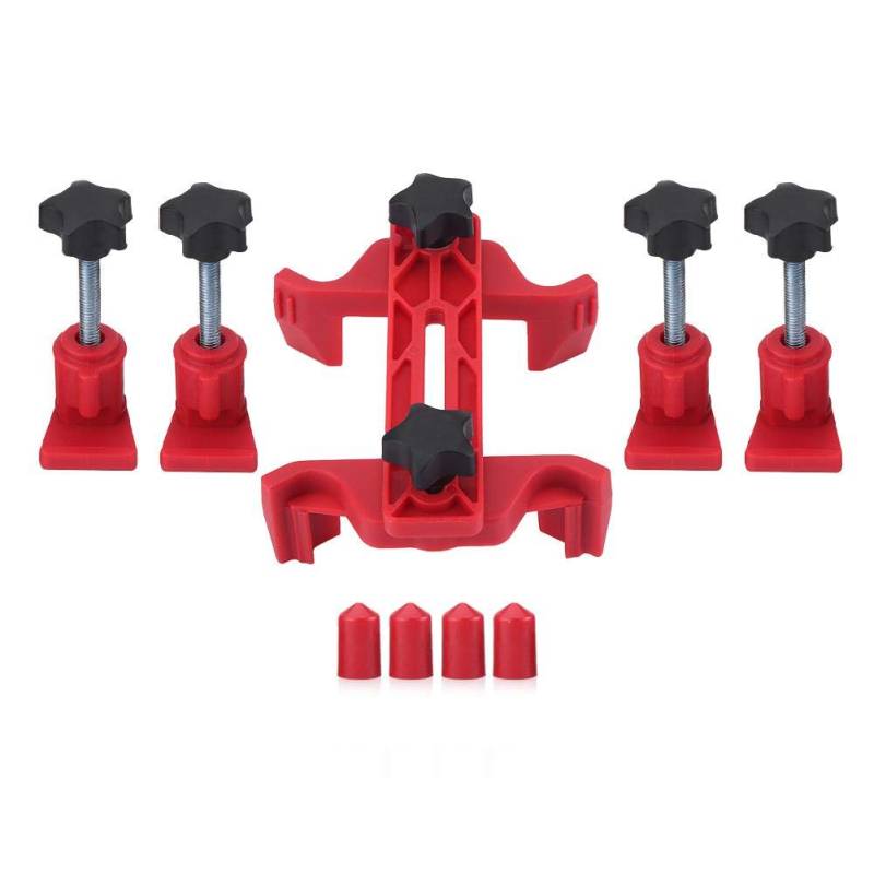 Universal Cam Nocwelle Lock ter Auto Motor,Auto Tool, 9 Stücke Dual Clamp uerung Kettenrad Zahnrad Locking Tool Noc Set Kit camshaft lock kit,camshaft holder tool zahnriemen werkzeug von Qiilu