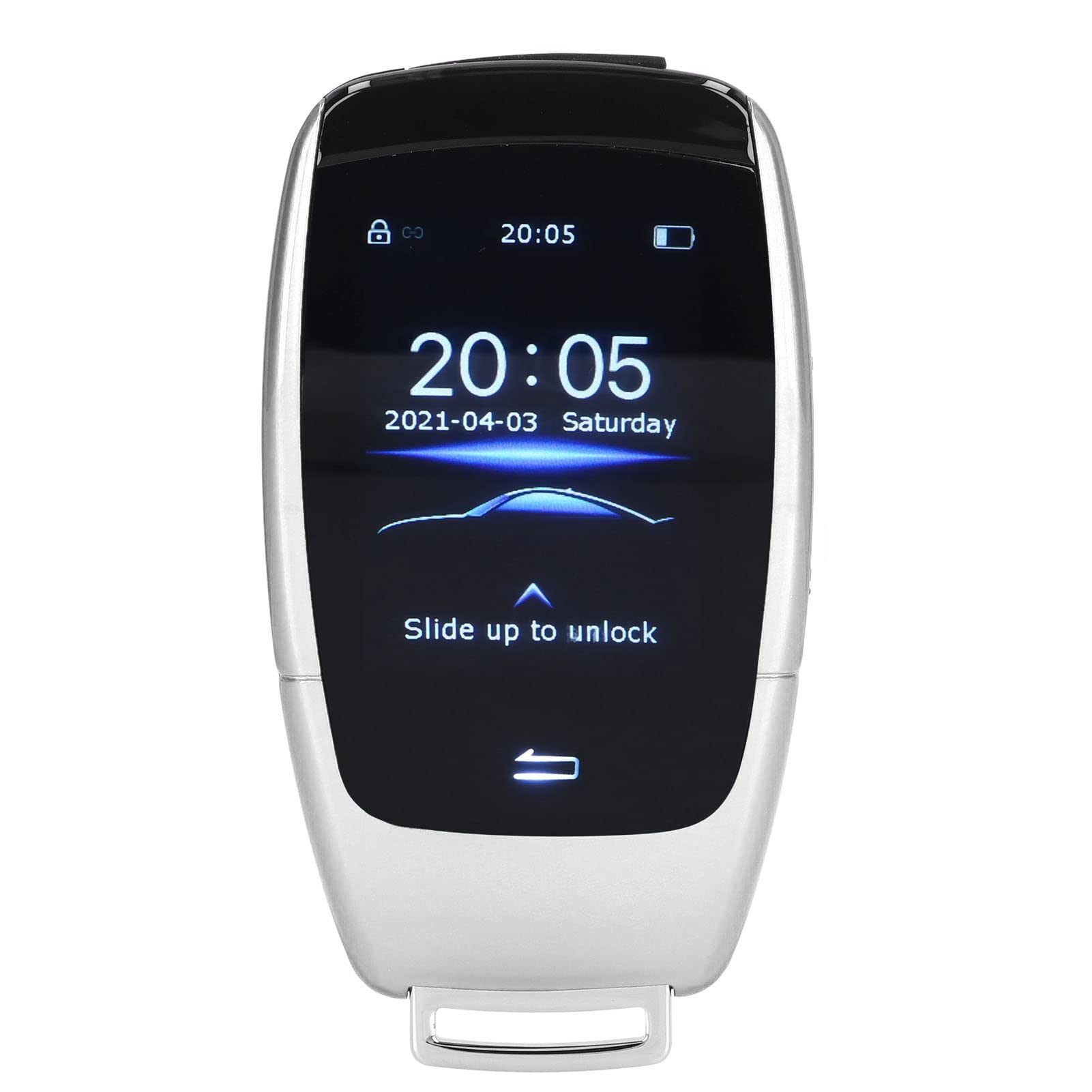 Universal TK900 LCD Touch Screen Smart Key Remote Keyless Entry für Auto Start Stop Taste Modelle (Silber) von Qiilu