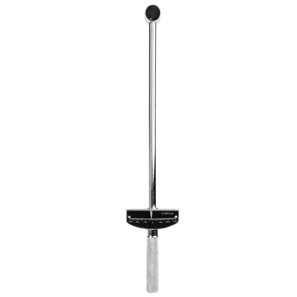 Zeiger-Drehmomentschlüssel, 0-300N.M 1/2 ’’ Auto Repair Zeiger-Drehmomentschlüssel Anti-Rutsch-Hand-Torsionsschlüssel von Qiilu
