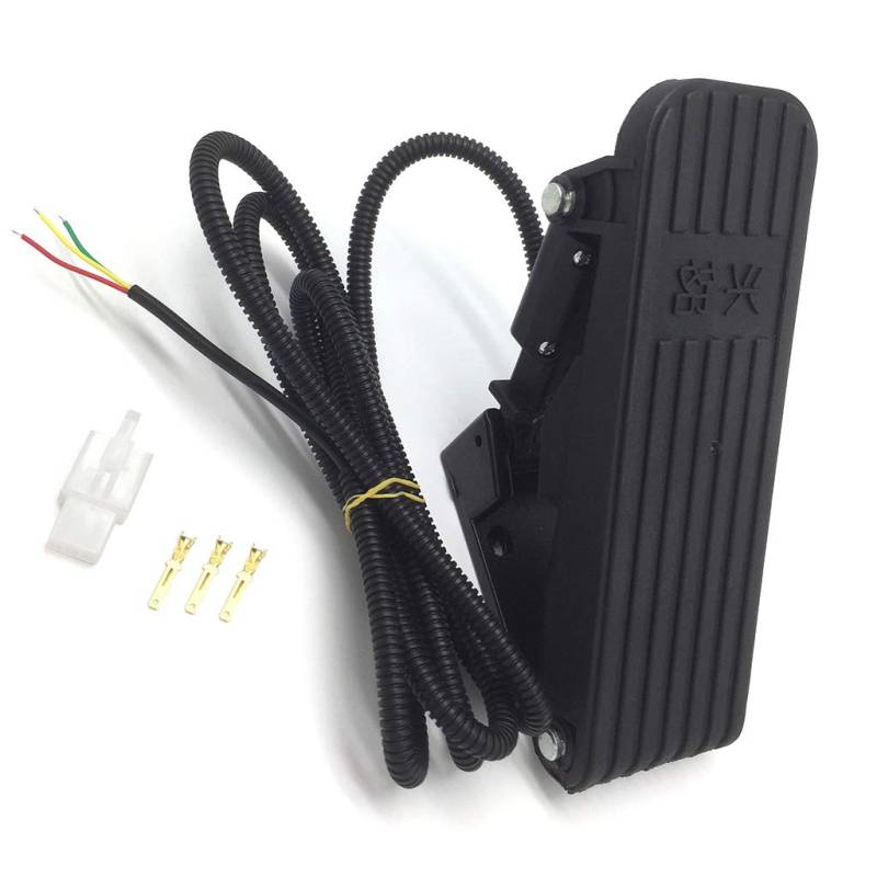 Qiman Elektroroller Fußpedal Gas Ebike Elektrische Dreirad Gaspedal Geschwindigkeitsregelung Fahrrad Kit von Qiman
