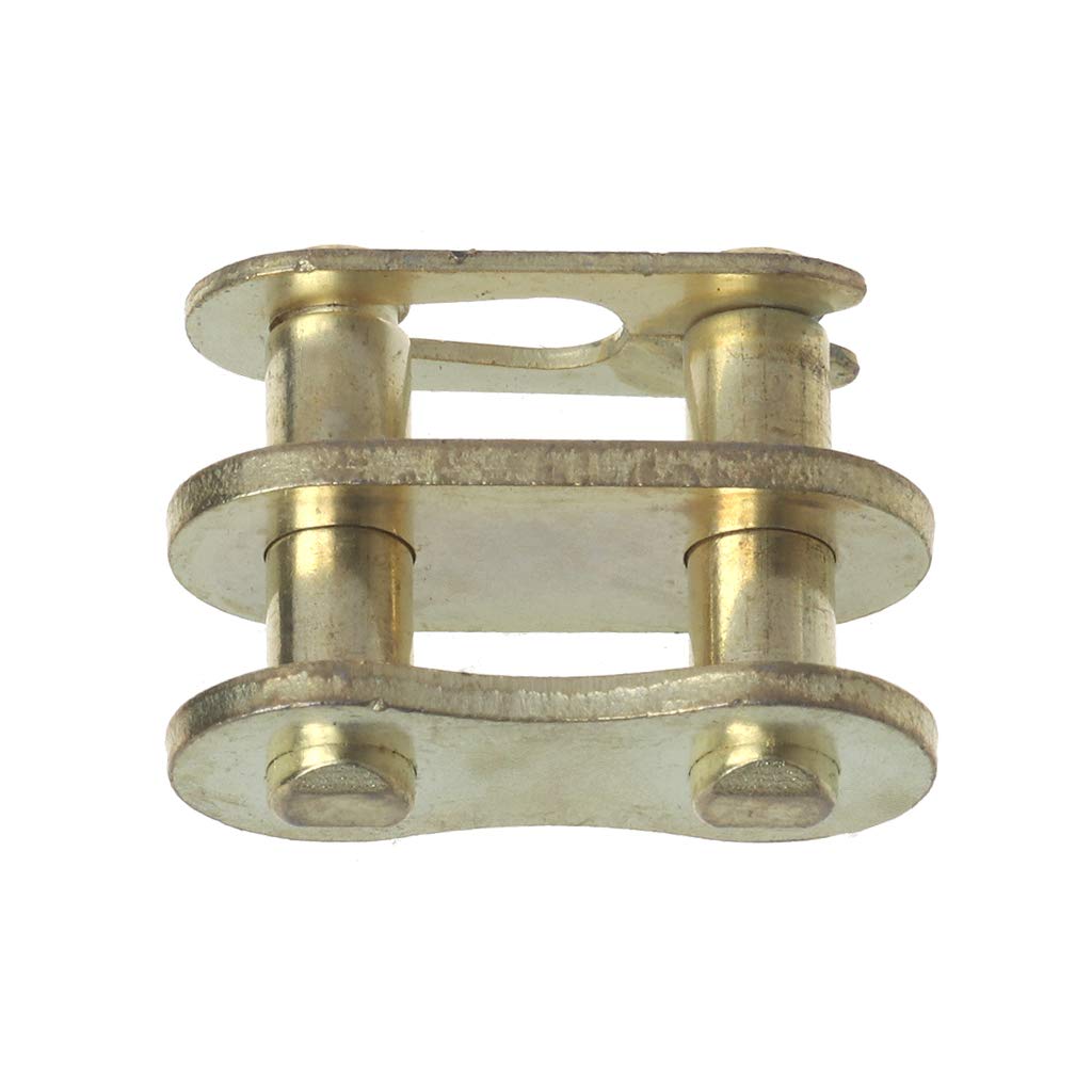 Qiman Motorrad Kettenschloss Ring Link 25H # T8F # 420# 428# 520# 530# (# 520, Gold) von Qiman