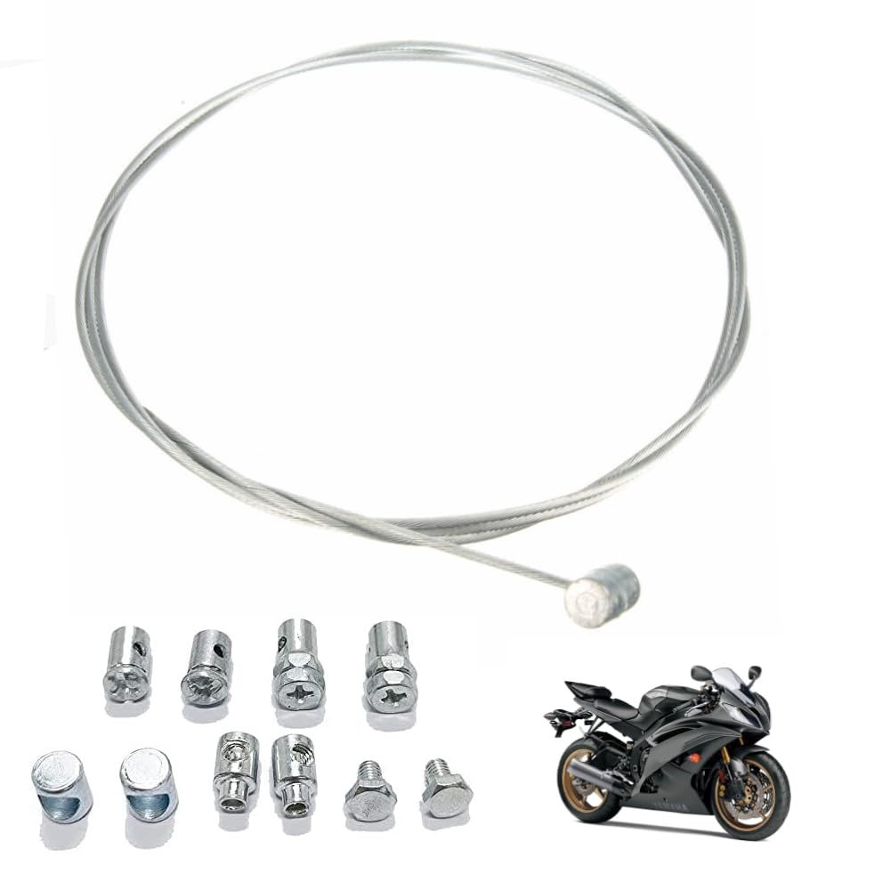 1m Kupplungsseil, Motorrad Kupplungsseil,bowdenzug reparaturset, Motorrad Notbremsdrosselseil Reparatursatz, Geeignet Für Motorräder, Geländefahrräder,Motorräder,Geländefahrzeuge 1m Kupplungsseil, Motorrad Kupplungsseil,bowdenzug reparaturset, Motorrad Notbremsdrosselseil Reparatursatz, Geeignet Für Motorräder, Geländefahrräder,Motorräder,Geländefahrzeuge von Qingriver