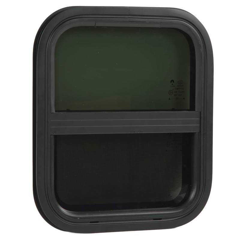 Wohnmobilfenster, Getöntes Gehärtetes Glas 440 Mm H 390 Mm B Wohnmobilfenster mit Bildschirm für Wohnwagenanhänger von Qinlorgo